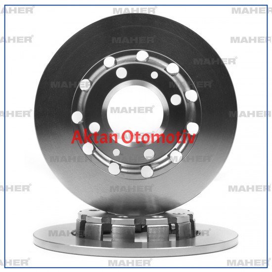 FREN DISKI 208 II / 2008 / CORSA F 20= ARKA ABS HALKASI -RULMAN YOK (ÇIFTLI PAKET) - BOYALI. DEL