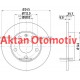 FREN DİSKİ A4 01-08 ARKA HAVALI 245-5 YÜKSEKLİK 40mm