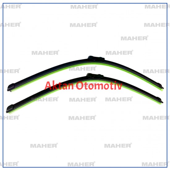 SİLECEK SÜPÜRGESİ TAKIM A4 04-08 / C -203 / CLC -203 / CLK (CABRIO) -209 / SEAT EXEO (3R2) 15mm SÜRGÜ 22+22 A933S (550mm+550mm)
