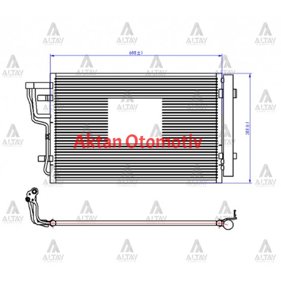 RADYATÖR KLİMA I-30 07-11 / CEED 08-11 BENZİNLİ BRAZING