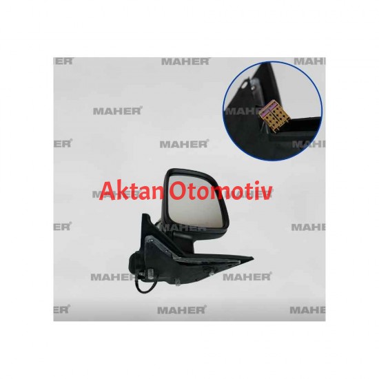 AYNA DIŞ DİKİZ TRANSPORTER T5 04-10 ELEKTRİKLİ, ISITMALI SOL