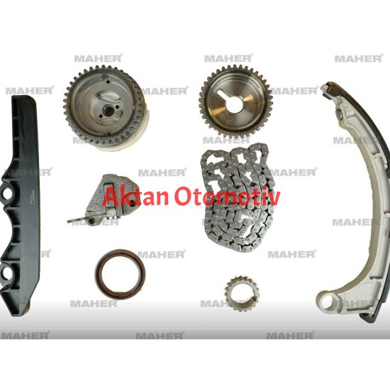 EKSANTRİK ZİNCİR SETİ MICRA 02= K12 1.2 8 PARÇA CVVT DİŞLİLİ