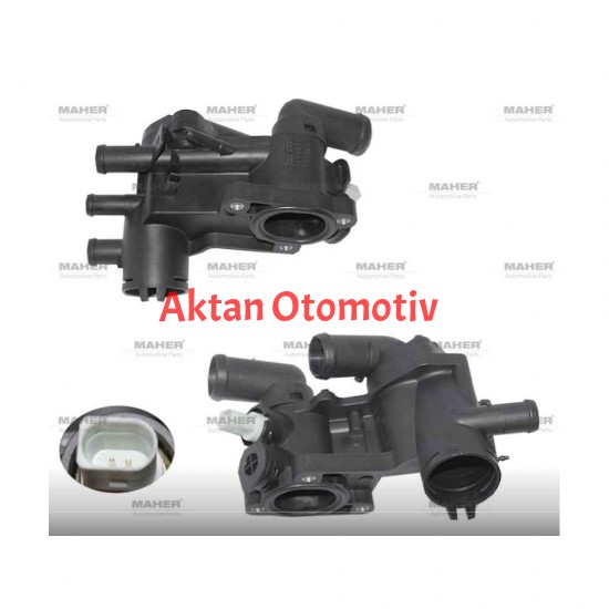 TERMOSTAT KOMPLE POLO / IBIZA 06-09 BBZ 1.4