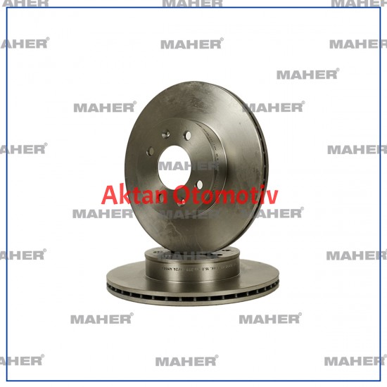 FREN DİSKİ I-10 13-18 DİZEL / PICANTO 07-10 / ÖN HAVALI 252-4