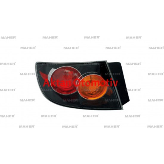 STOP LAMBASI MAZDA 3 06-09 DIŞ SEDAN SİYAH SOL