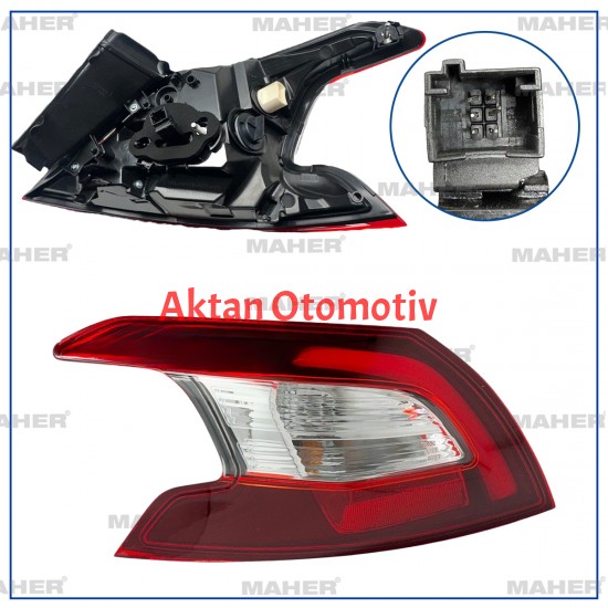 STOP LAMBASI 308 14-18 DIŞ SOL (DUYLU)