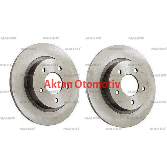FREN DİSKİ MAZDA 3 09-11 / ARKA DÜZ 265-5