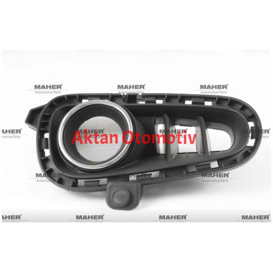SİS LAMBA KAPAĞI RIO 18= H.B   SİS ÇERÇEVESİ KROM SOL