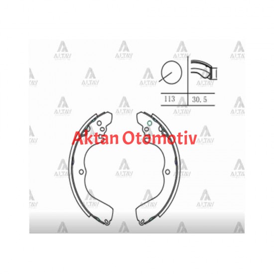 FREN BALATA CARISMA  96-00 PABUÇ ARKA