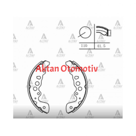 FREN BALATA GRAND VITARA 00-06 PABUÇ ARKA