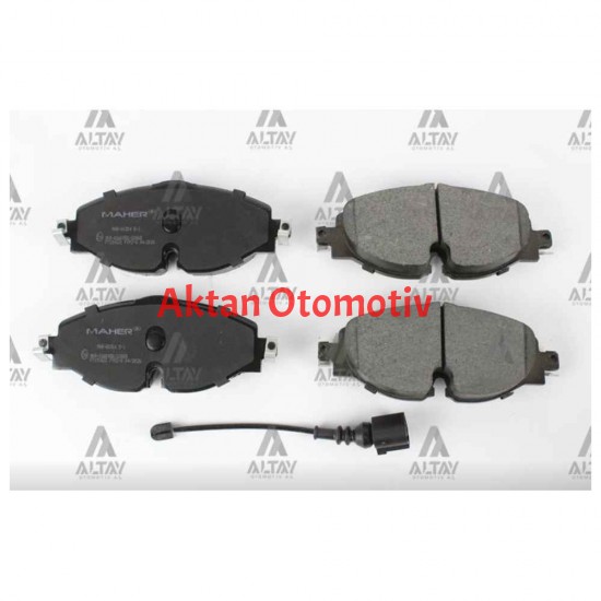 FREN BALATA GOLF VII 12= / PASSAT 14= / T-ROC 18= / A3 12= / LEON 12= / SUPER B 15= FİŞLİ ÖN KÜÇÜK