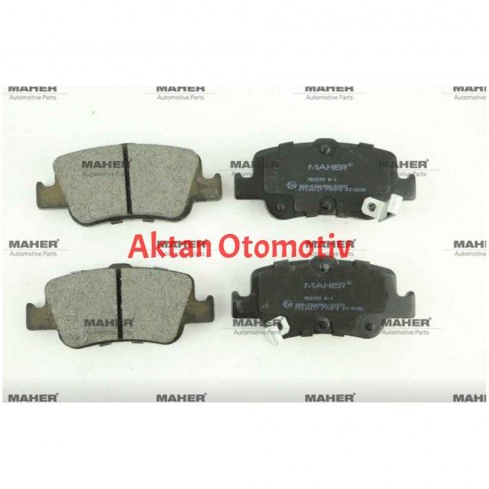 FREN BALATA COROLLA 07-12 DİZEL / COROLLA 13-19 BENZİNLİ-DİZEL / AURIS 07-19 BENZİNLİ DİZEL ARKA FREN BALATA COROLLA 07-12 DİZEL / COROLLA 13-19 BENZİNLİ-DİZEL / AURIS 07-19 BENZİNLİ DİZEL ARKA