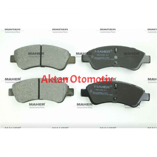 FREN BALATA C-ELYSEE 12= / 301 12= / 208 12= / BERLINGO 03-08 / C3 II 09-16 / PARTNER 03-08 / 207 06-12 ÖN / JUMPER 06= ARKA FREN BALATA C-ELYSEE 12= / 301 12= / 208 12= / BERLINGO 03-08 / C3 II 09-16 / PARTNER 03-08 / 207 06-12 ÖN / JUMPER 06= ARKA