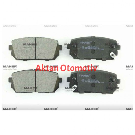 FREN BALATA IX-35 10-15 / TUCSON 15-18 / SONATA 09-11 / (YAY DELİKSİZ) DİSK ARKA FREN BALATA IX-35 10-15 / TUCSON 15-18 / SONATA 09-11 / (YAY DELİKSİZ) DİSK ARKA