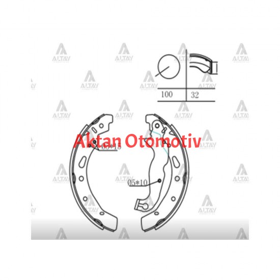 FREN BALATA MAZDA 2 09-13 / FIESTA 08= PABUÇ ARKA FREN BALATA MAZDA 2 09-13 / FIESTA 08= PABUÇ ARKA