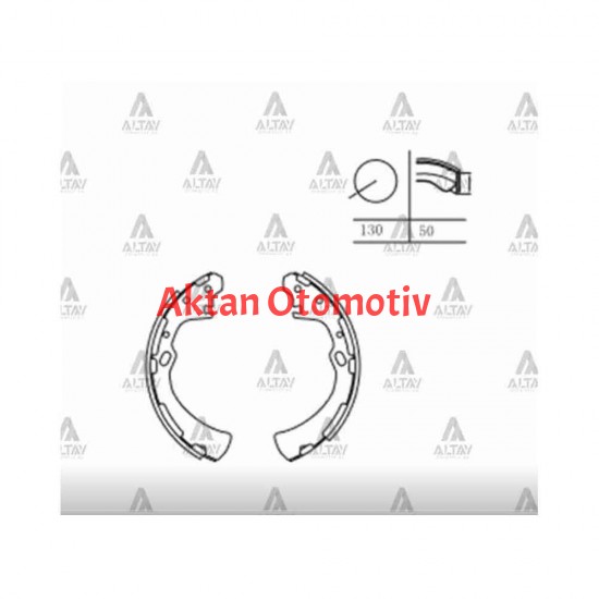 FREN BALATA PICKUP    86-06 D-21 / D-22 PABUÇ ARKA