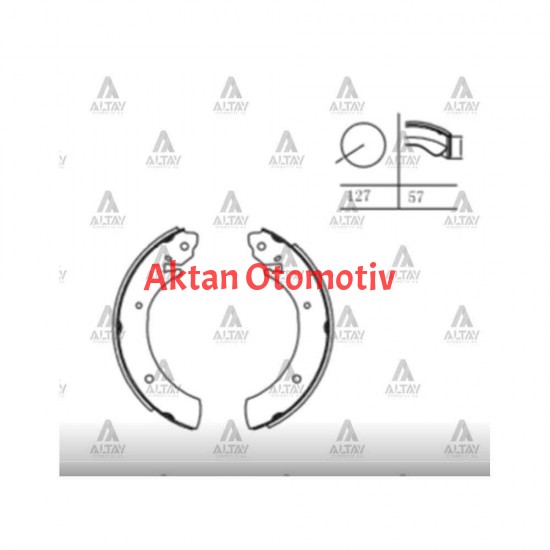 FREN BALATA H-100 94-06 MİNİBÜS / SSANGYONG REXTON / ACTYON / MUSSO PABUÇ ARKA (OEM TİP)