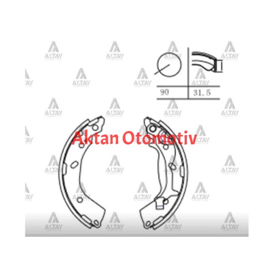 FREN BALATA GETZ 03-11 PABUÇ ARKA FREN BALATA GETZ 03-11 PABUÇ ARKA