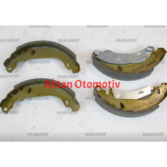 FREN BALATA 306  94-01 / XSARA 97-00 LEVYELİ ABSSİZ PABUÇ ARKA