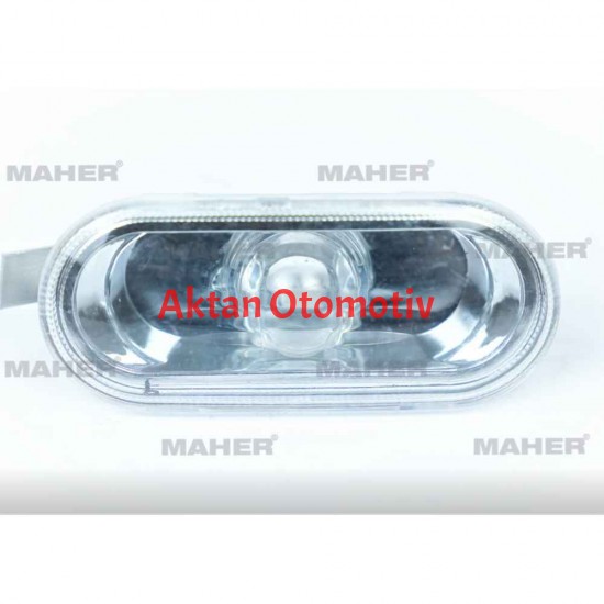 SİNYAL LAMBASI ÇAMURLUK GOLF4 / POLO /BORA BEYAZ ŞEFFAF