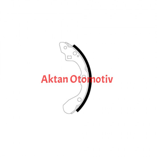 FREN BALATA 626    82-87 PABUÇ ARKA