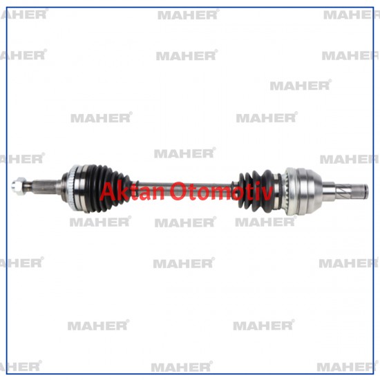 AKS KOMPLE LACETTİ 05= 1.6 ÖN SOL M-T ABSLİ 47 DİŞ 612.5mm