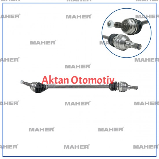 AKS KOMPLE LACETTİ 05= 1.6 ÖN SAĞ M-T ABSLİ 47 DİŞ 934mm