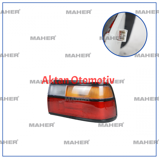 STOP LAMBASI COROLLA AE92 88-92 SİYAH SAĞ