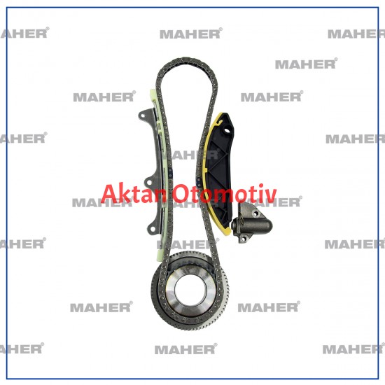 EKSANTRİK ZİNCİR SETİ L-200 15= / FULLBACK 16= /  4N15 (5 PARÇA DİŞLİLİ)