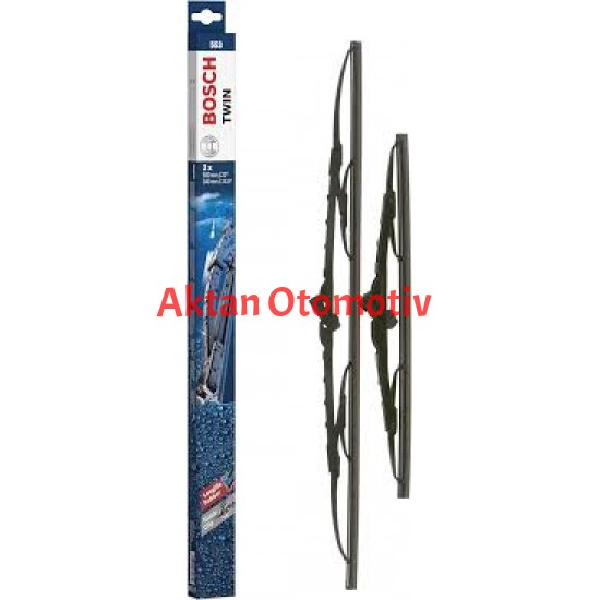 SİLECEK SÜPÜRGESİ TAKIM TWIN (550+340mm) CHEVROLET / HYUNDAI / NISSAN / SUZUKI