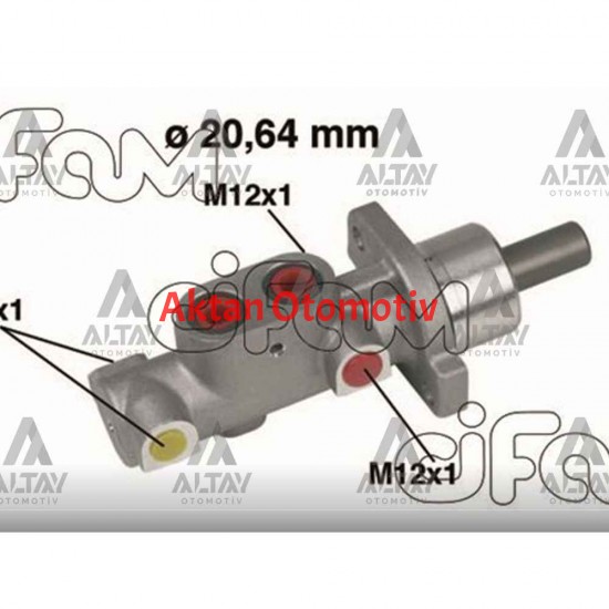 FREN ANA MERKEZ 206 / 306 20.64mm ABSSİZ