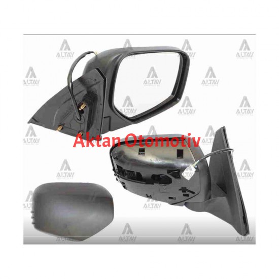 AYNA DIŞ DİKİZ L-200 06-14 ELEKTRİKLİ SİYAH SAĞ