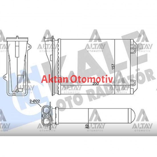 RADYATÖR KALORİFER 208 / 2008 / C3 12=