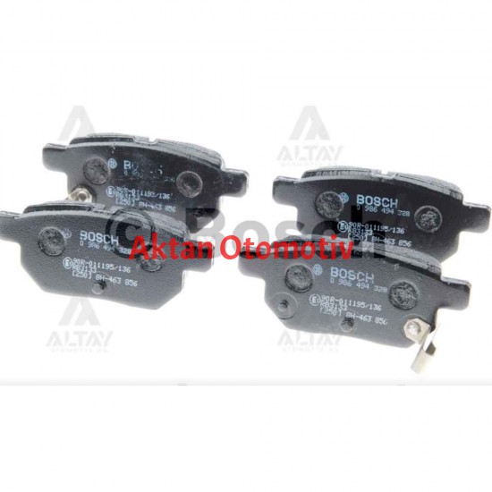 FREN BALATA COROLLA 07-12 / COROLLA 13= / AURIS 0712 BENZİNLİ ARKA