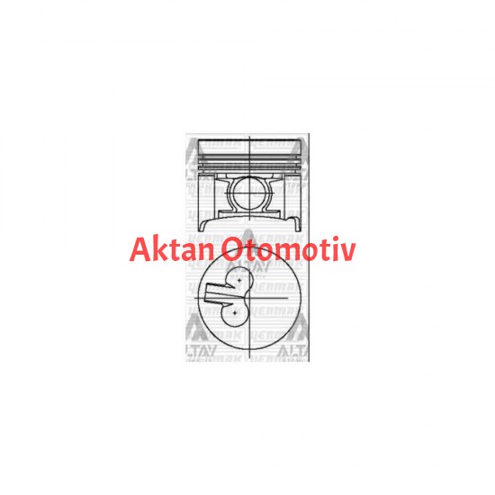 PİSTON SEGMANLI PICKUP TD-27 PİM 30mm STD