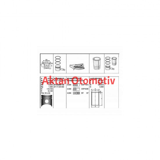 PİSTON SEGMANLI HD-72 STD (NPR)