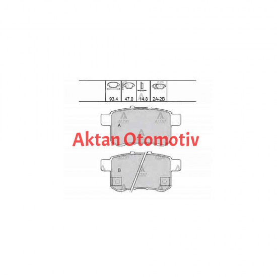 FREN BALATA ACCORD 08-15 DİSK ARKA
