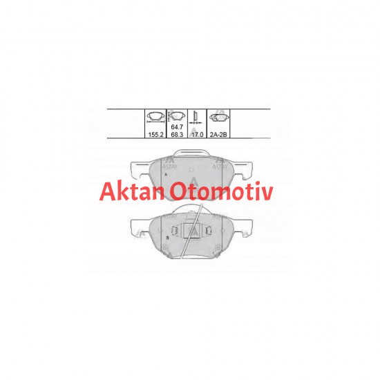 FREN BALATA ACCORD 03-08 ÖN