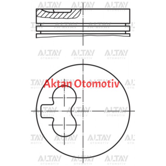 PİSTON SEGMANLI PARTNER 1.9D DW8 0,60 82.8mm