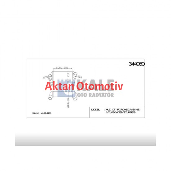 TURBO RADYATÖRÜ (INTERCOOLER) ACCENT 11-14 BLUE / I-20 12-14 / I-30-RIO-CEED 12= / ELANTRA 14-16 DİZEL