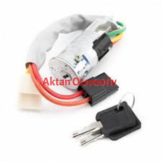 KONTAK KİLİDİ+ANAHTAR RENAULT R19 1.4 / CLIO 1.2-1.4 / ESPACE II