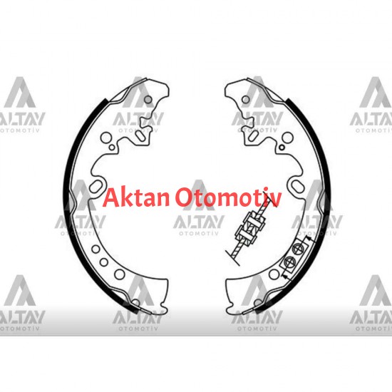 FREN BALATA HILUX 06-11 / 15= 4X4 REVO PABUÇ ARKA