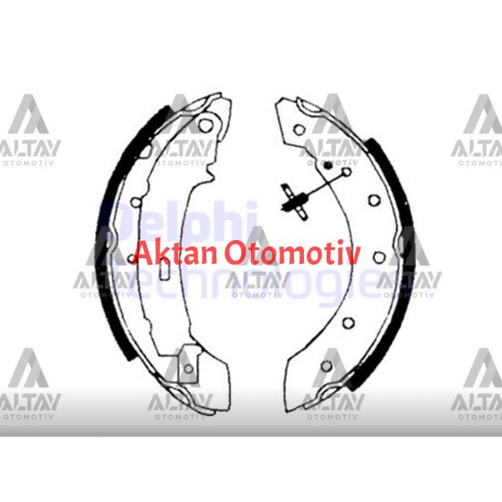 FREN BALATA CLIO II 98-09 / SYMBOL I 98-08 / LAGUNA I 93-02 / LOGAN 04-12 / SANDERO 08= PABUÇ ARKA