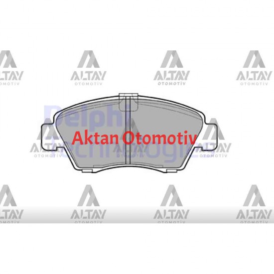 FREN BALATA CIVIC 92-95 / CIVIC 96-00 1.4 / CITY 06-08 / JAZZ 02-08 ÖN