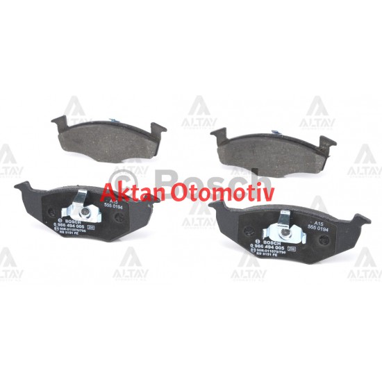 FREN BALATA POLO  94-00 / FABIA 97-03 17MM ÖN