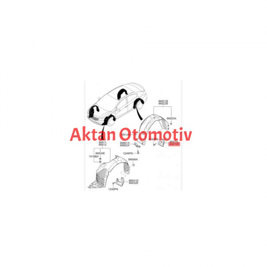 PAÇALIK CERATO ARKA 16-18 SAĞ