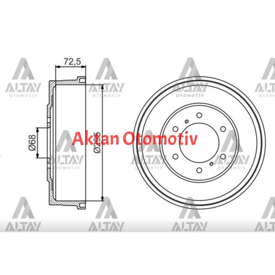 FREN KAMPANASI NAVARA 06-15 / 16= PICKUP / ARKA