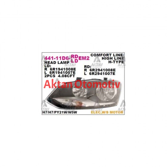 FAR POLO 10-18 H7 KROM SOL