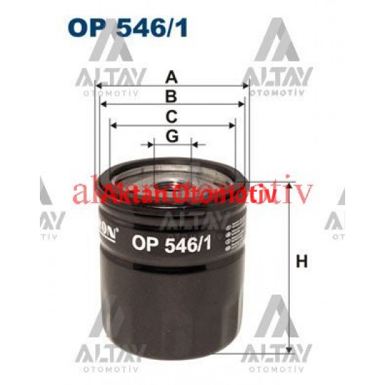 YAĞ FİLTRESİ FOCUS 04-11 2.0TDCI / MONDEO 07= 2.0TDCI / COLT VI 1.5 DI