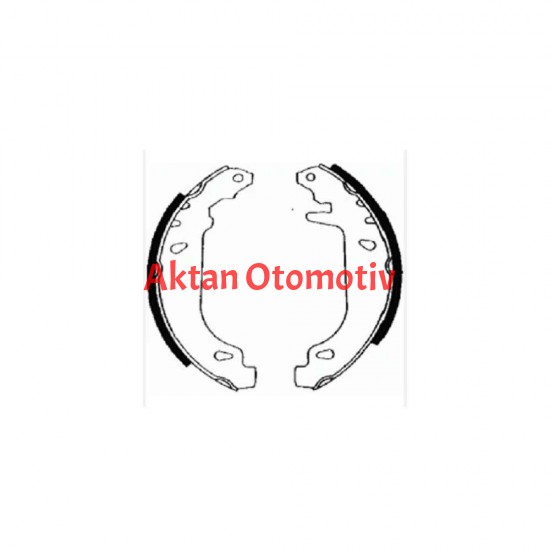 FREN BALATA R.21 MANAGER   89-94 / CLIO I 92-98 / TWINGO I 96-07 LEVYELİ PABUÇ ARKA